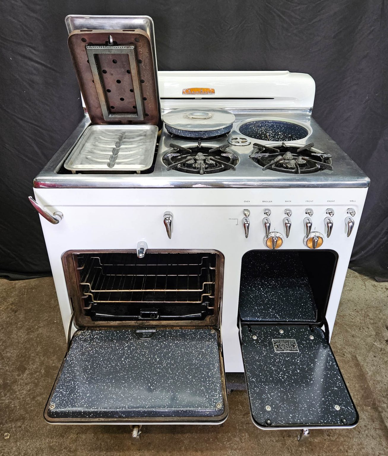Recently Restored Stoves Chambers Rescue Vintage Stove Restoration